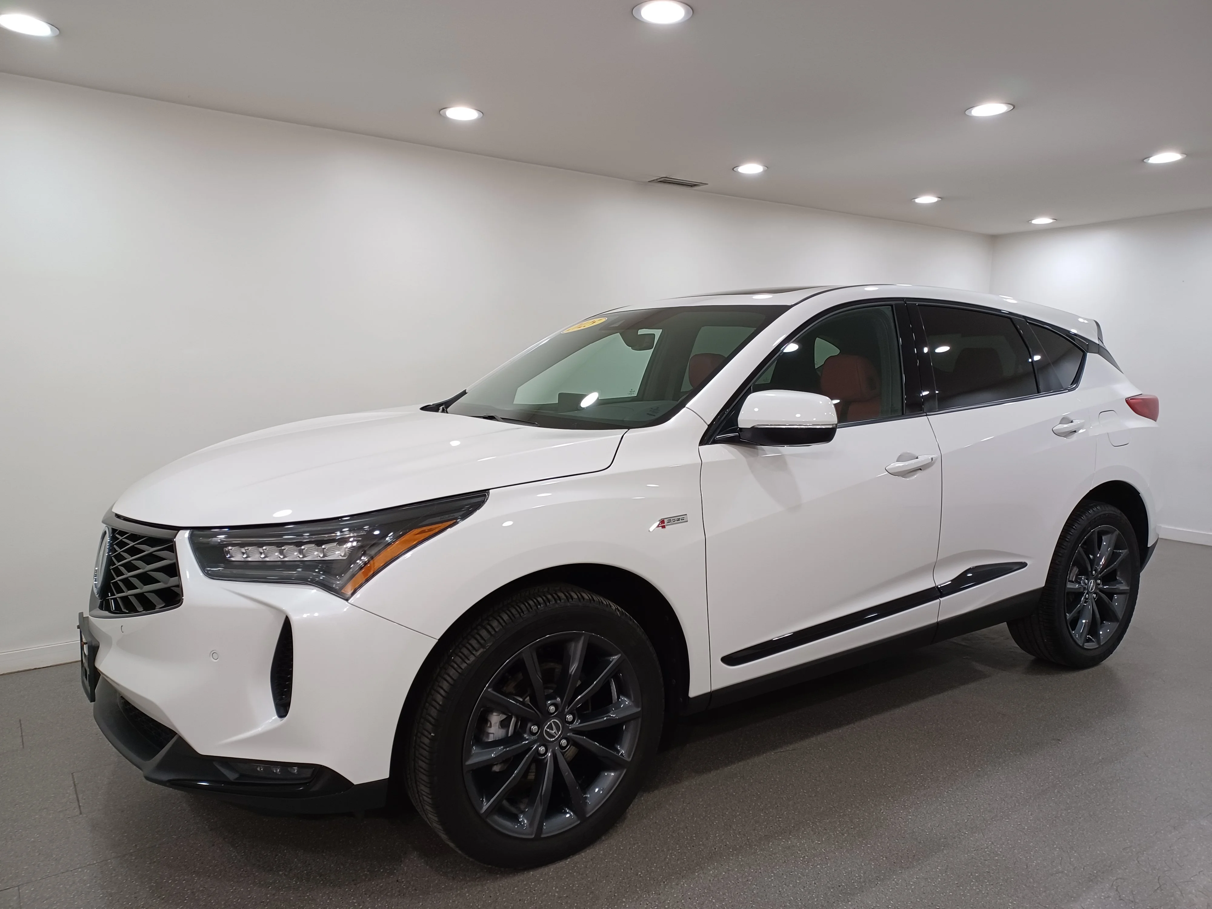 Certified Used 2025 Platinum White Pearl Acura A-Spec AWD*Adaptive Cruise | Remote Start | Cooled Leather | Pano Roof | Htd Wheel | ELS 3D Audio image 2