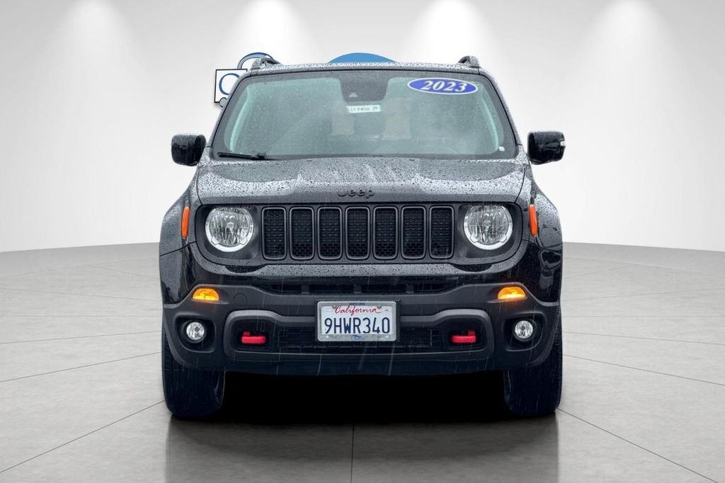 Used 2023 Black Clearcoat Jeep Trailhawk image 10