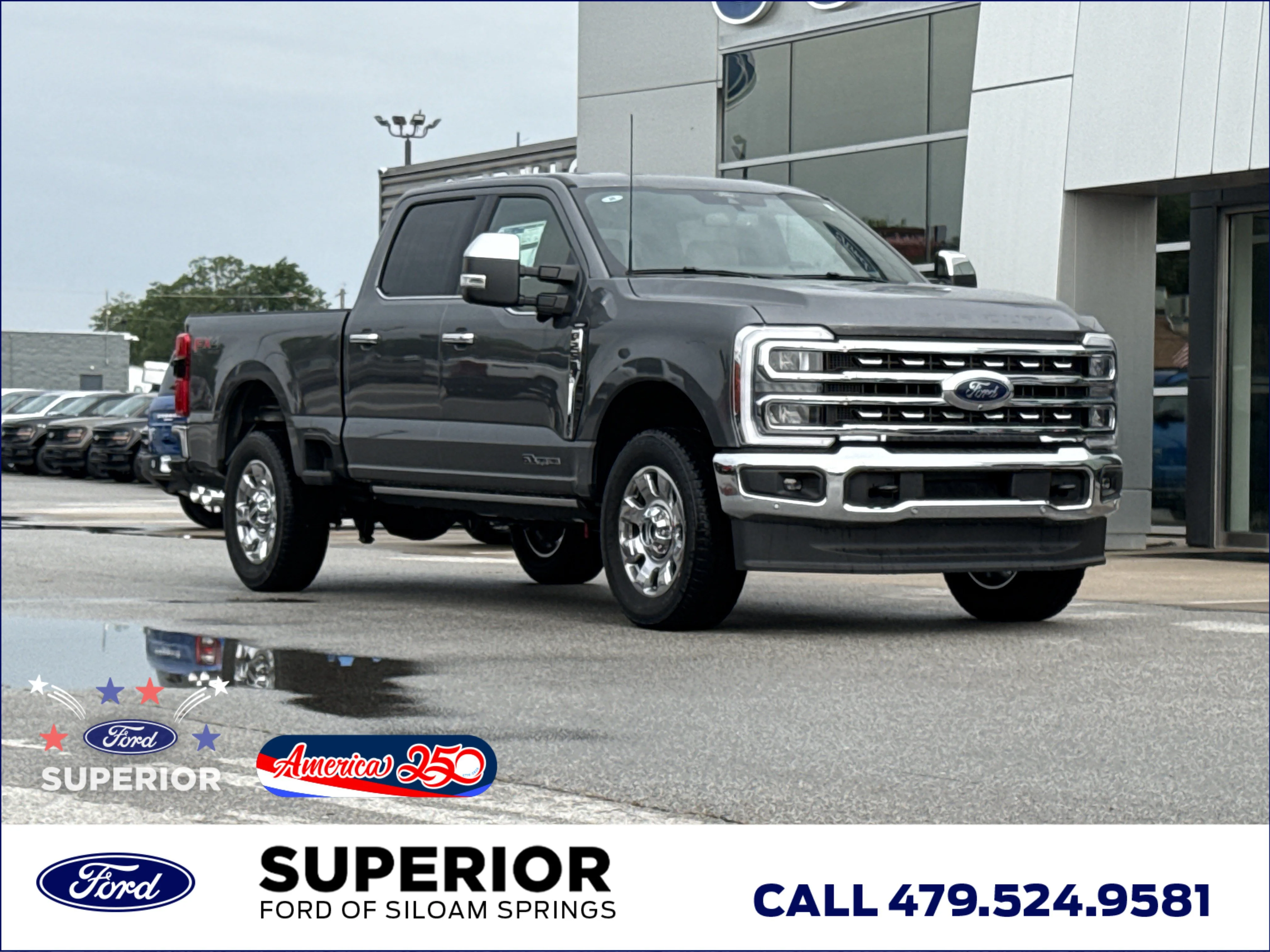 New 2026 Carbonized Gray Metallic Ford Lariat 4WD image 1