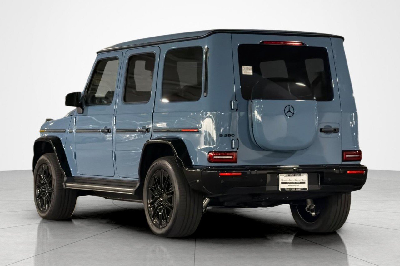 New 2027 MANUFAKTUR China Blue Mercedes-Benz G 580e SUV image 3