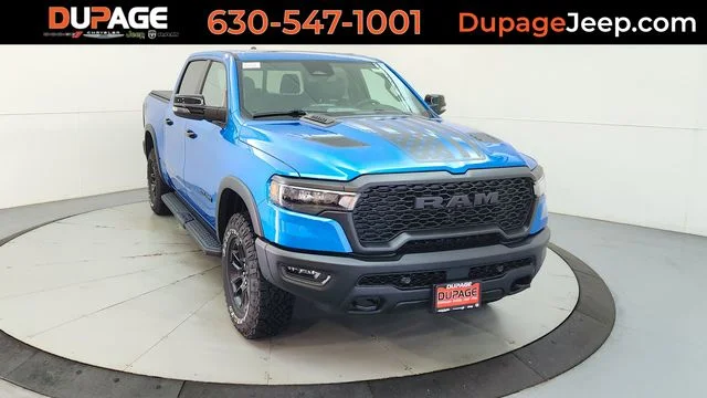 New 2026 Hydro Blue Pearl-Coat Exterior Paint RAM Rebel image 1