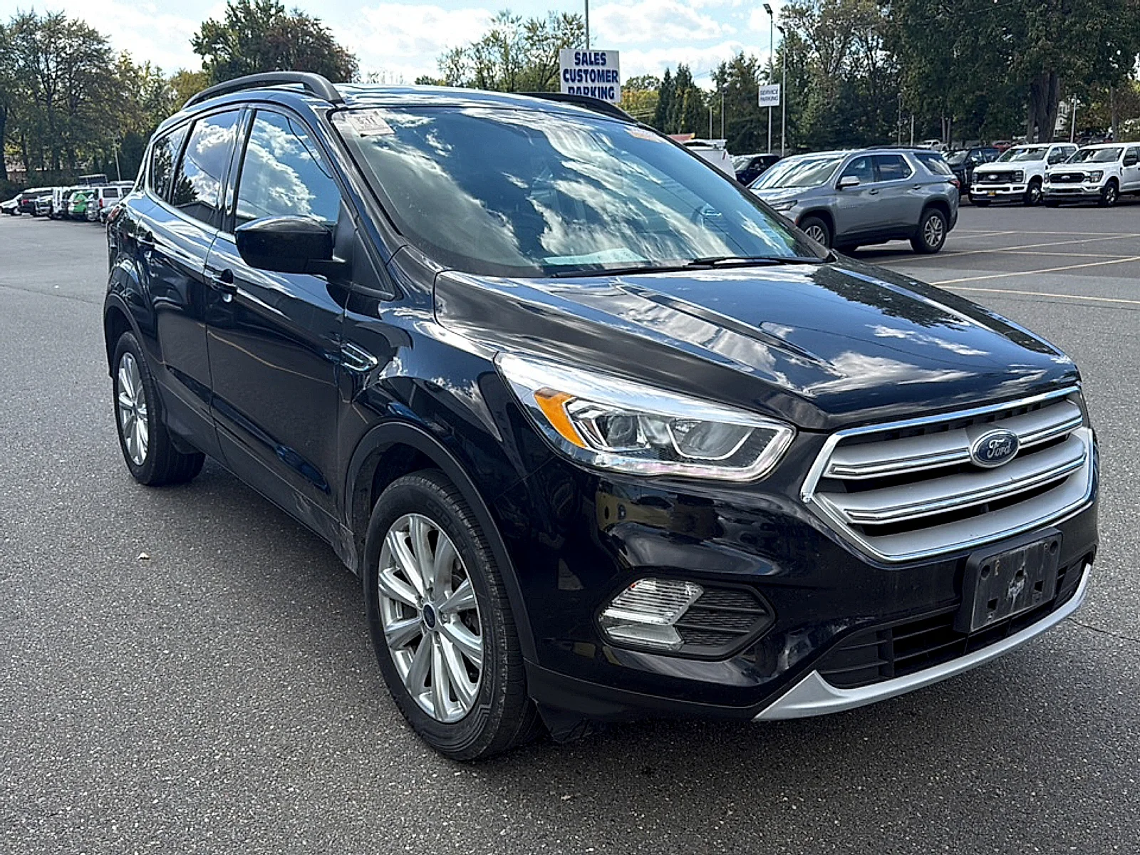 Used 2019 Agate Black Metallic Ford SEL image 4