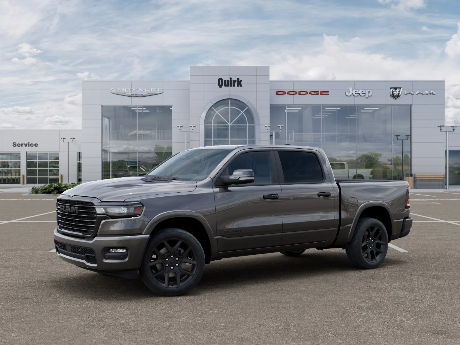 New 2026 Granite Crystal Metallic Clear-Coat Exterior Paint RAM Laramie image 28