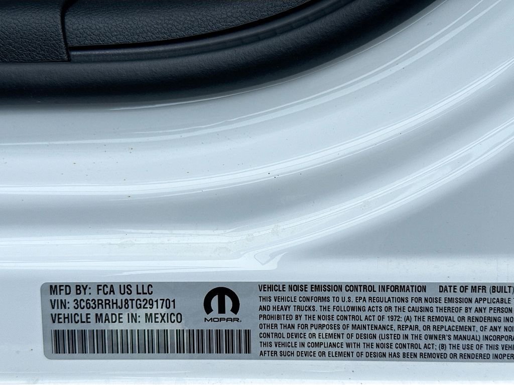 New 2026 Bright White Clear-Coat Exterior Paint RAM Big Horn image 11