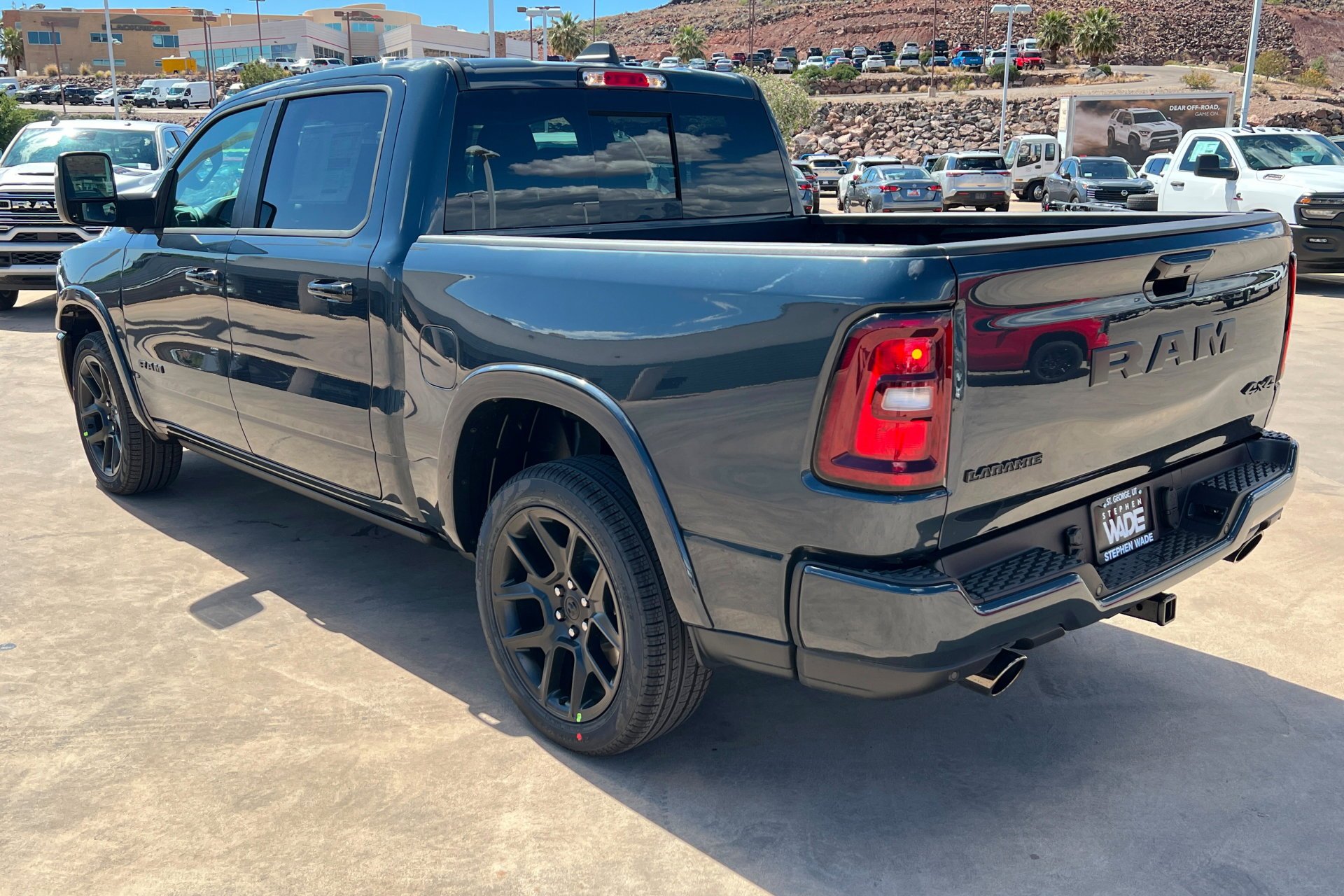 New 2026 Forged Blue Metallic Exterior Paint RAM Laramie image 3