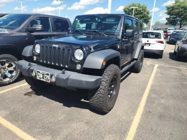Used 2017 Black Jeep Unlimited Sport image 3