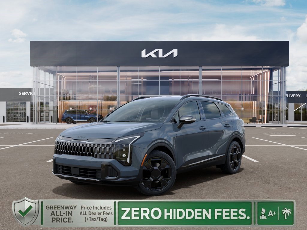 New 2026 Heritage Blue Kia X-Line image 1