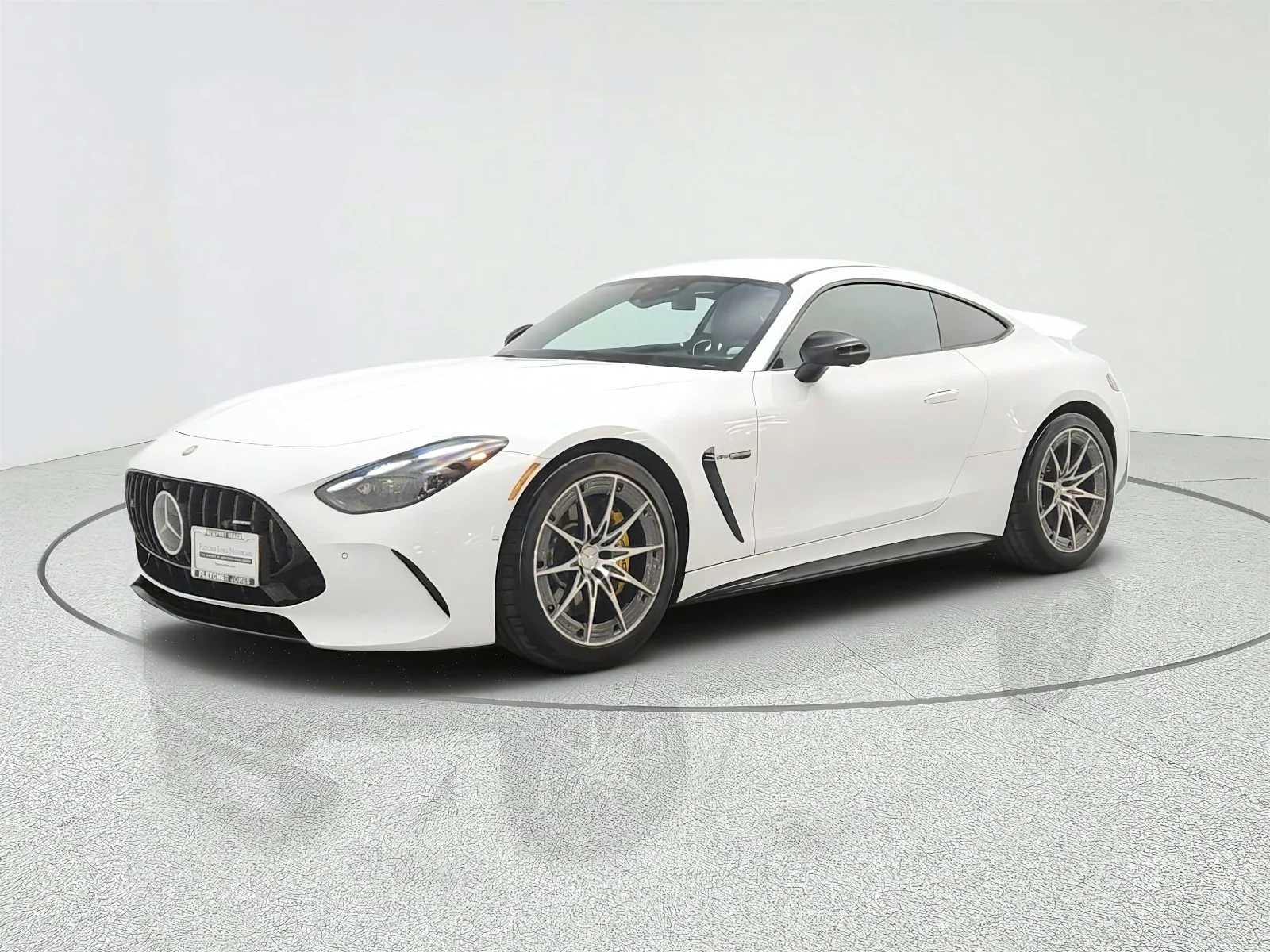 Certified Used 2024 MANUFAKTUR Moonlight White Metallic Mercedes-Benz AMG® GT 55 Coupe image 1