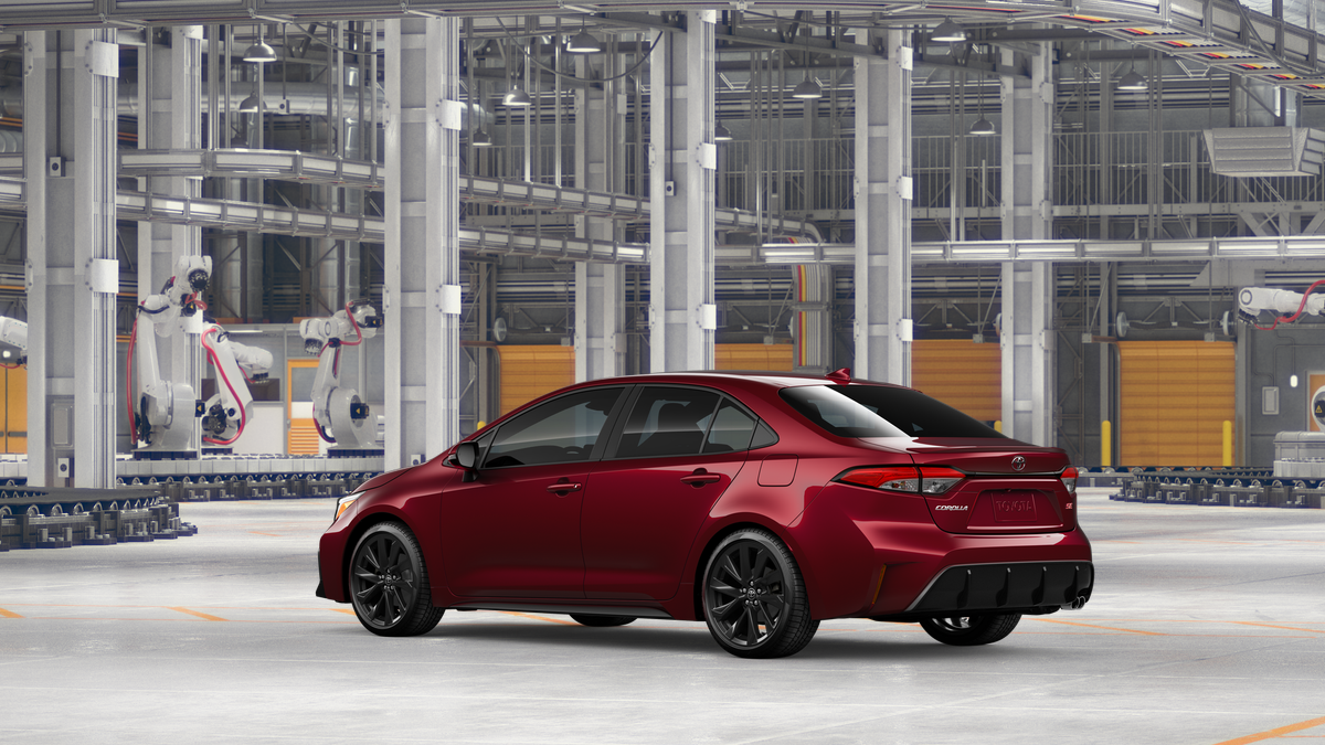 New 2026 Red Toyota SE image 6