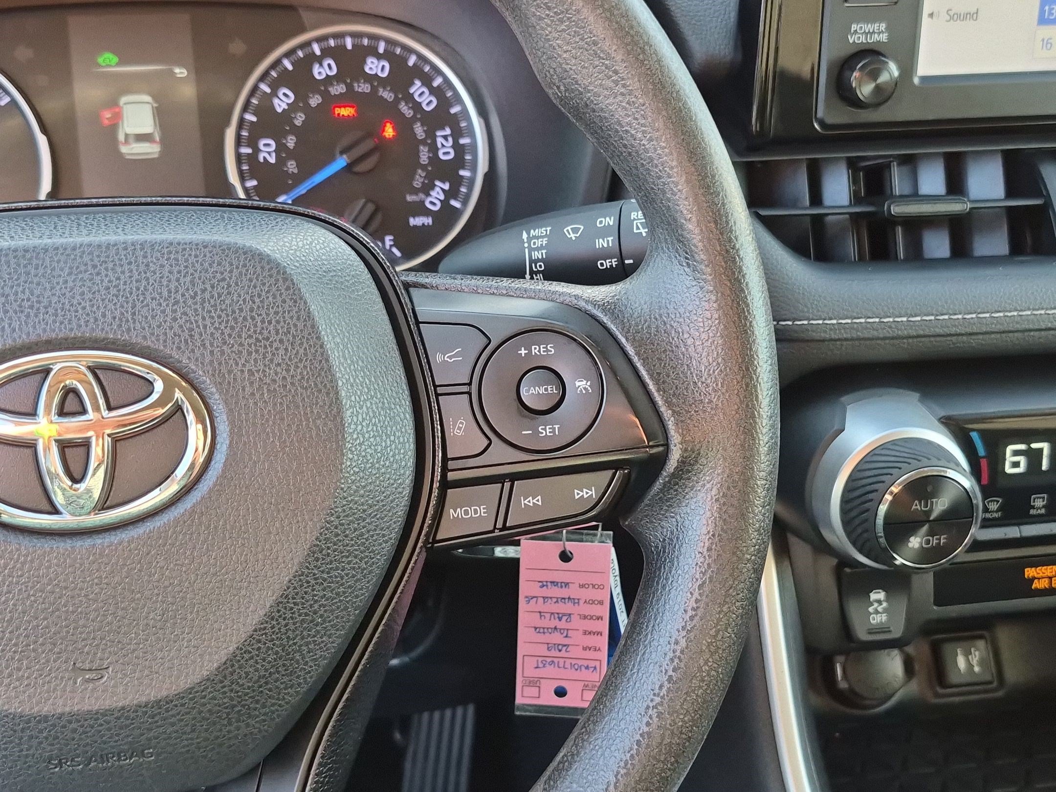 Used 2019 Super White Toyota Hybrid LE image 18