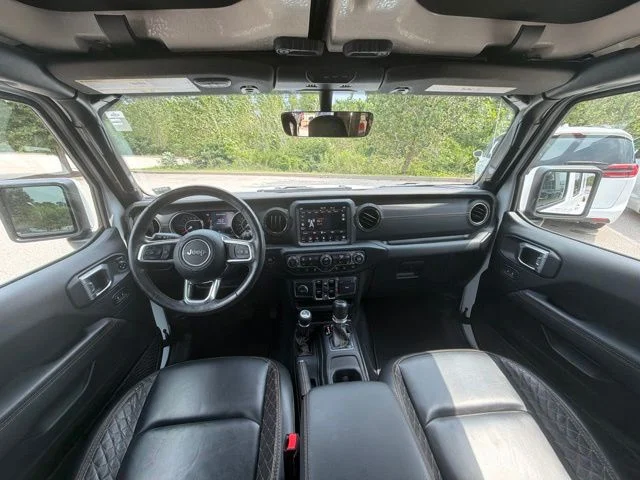 Used 2021 White Jeep Unlimited Sahara High Altitude image 17