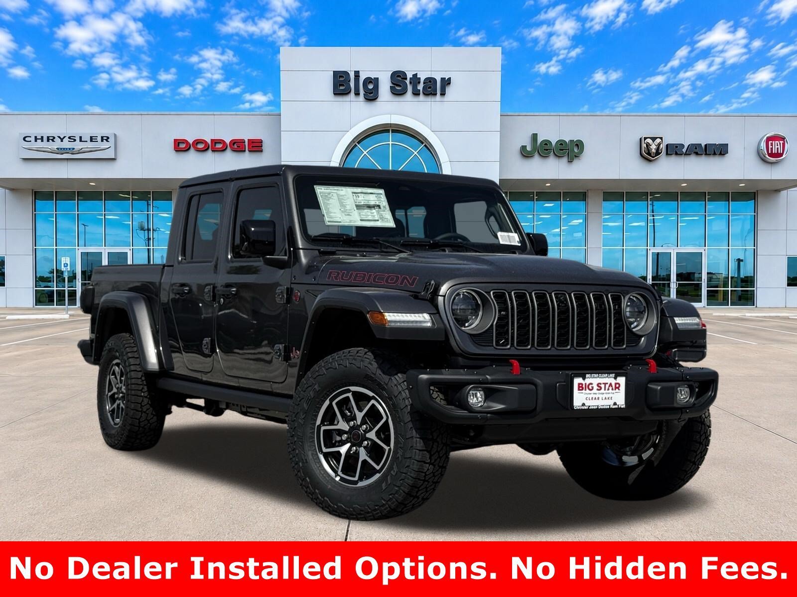 New 2026 Granite Crystal Metallic Clear-Coat Exterior Paint Jeep Rubicon X image 1