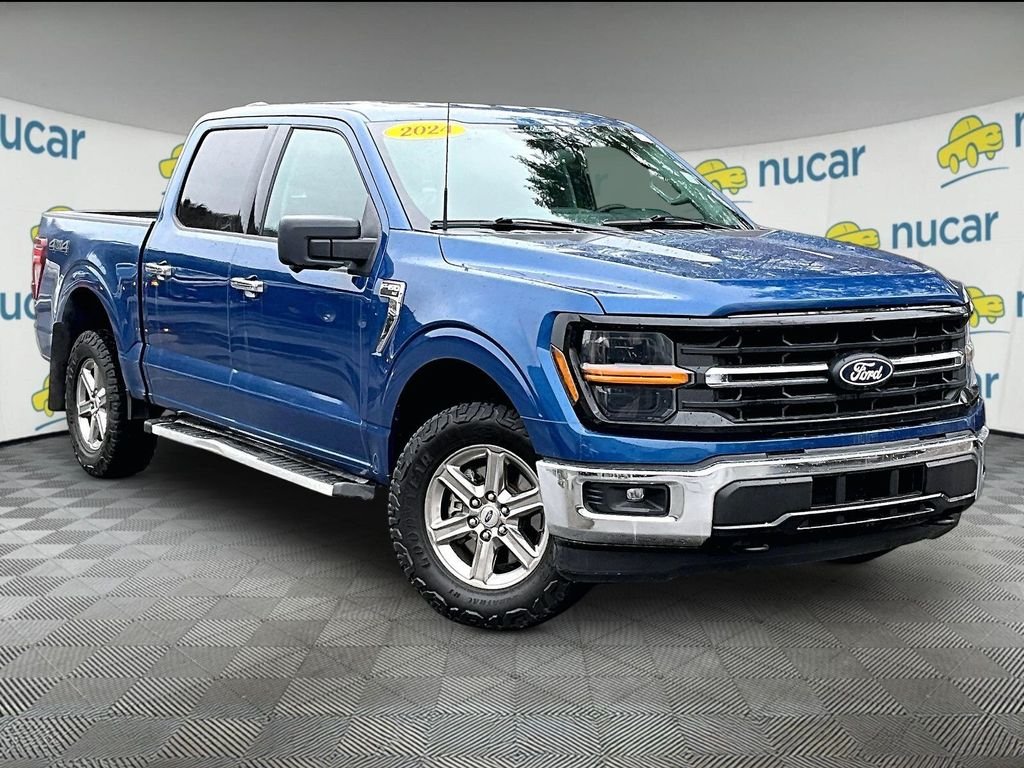 Used 2024 Atlas Blue Metallic Ford XLT image 1