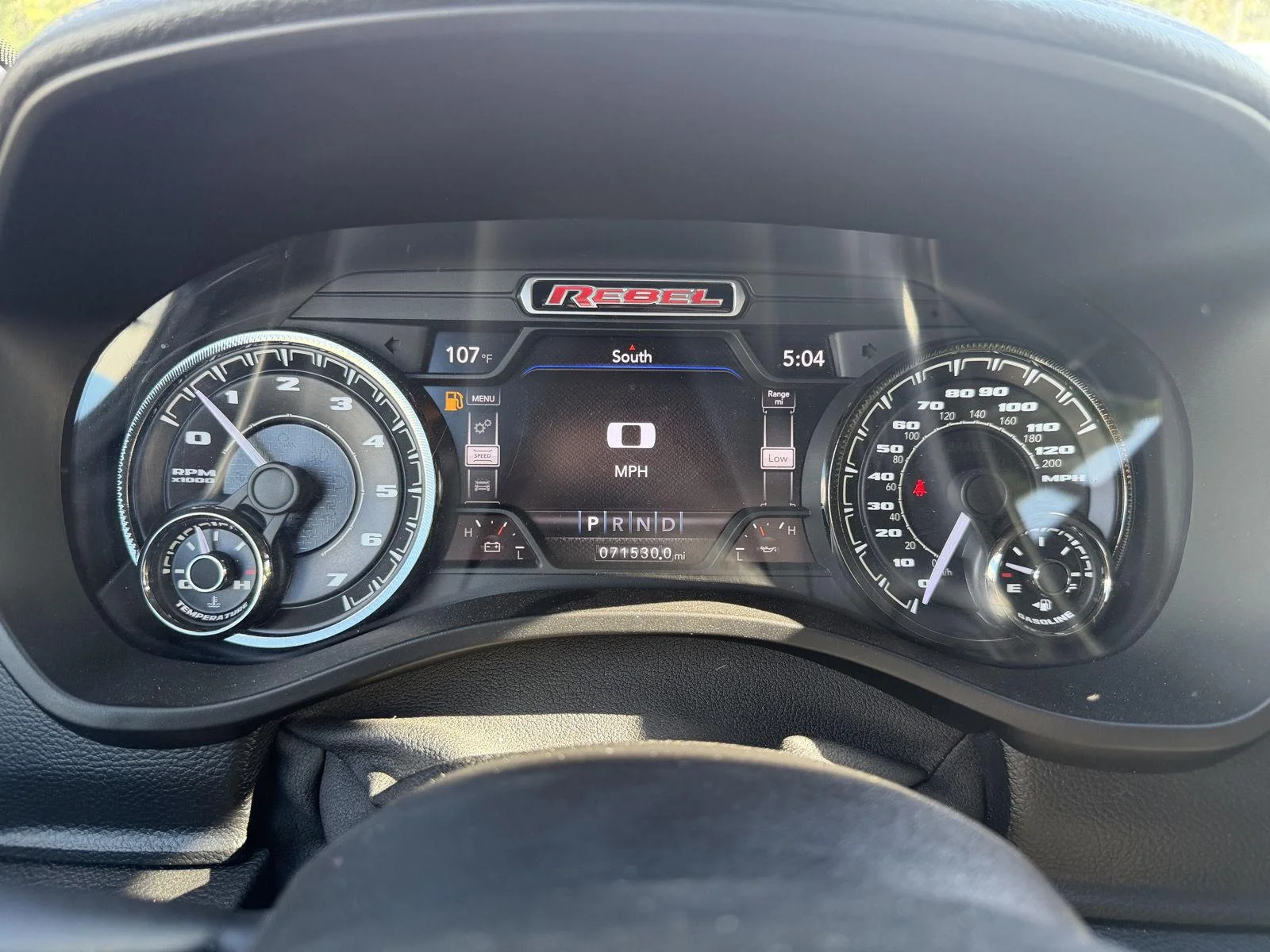 Used 2021 Billet Silver Metallic Clearcoat Ram Rebel image 10
