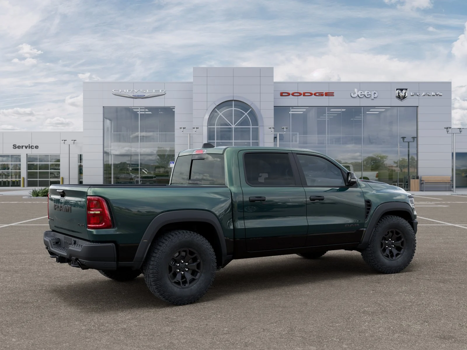 New 2026 Serrano-Green Metallic Exterior Paint RAM RHO image 32