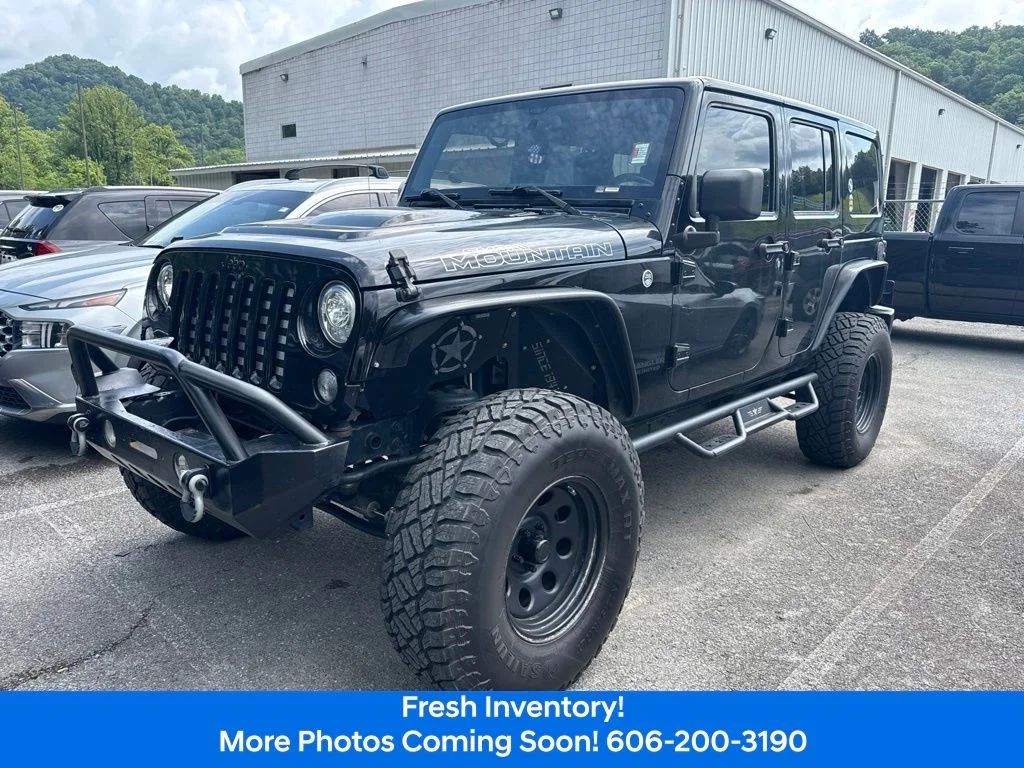 Used 2017 Jeep Wrangler Unlimited Smoky Mountain with VIN 1C4BJWEG1HL701901 for sale in Morehead, KY