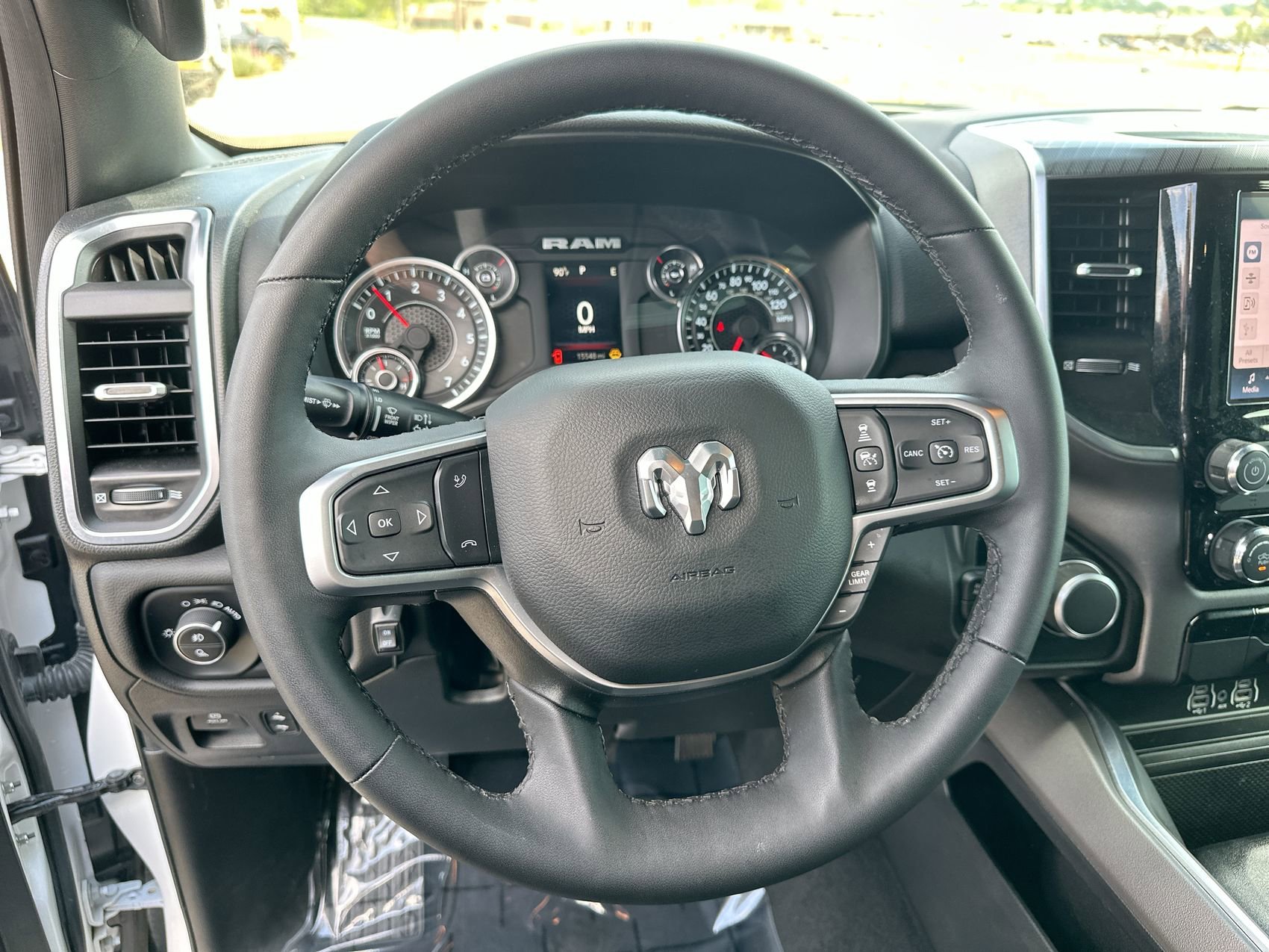Used 2025 Bright White Clearcoat Ram Lone Star image 14