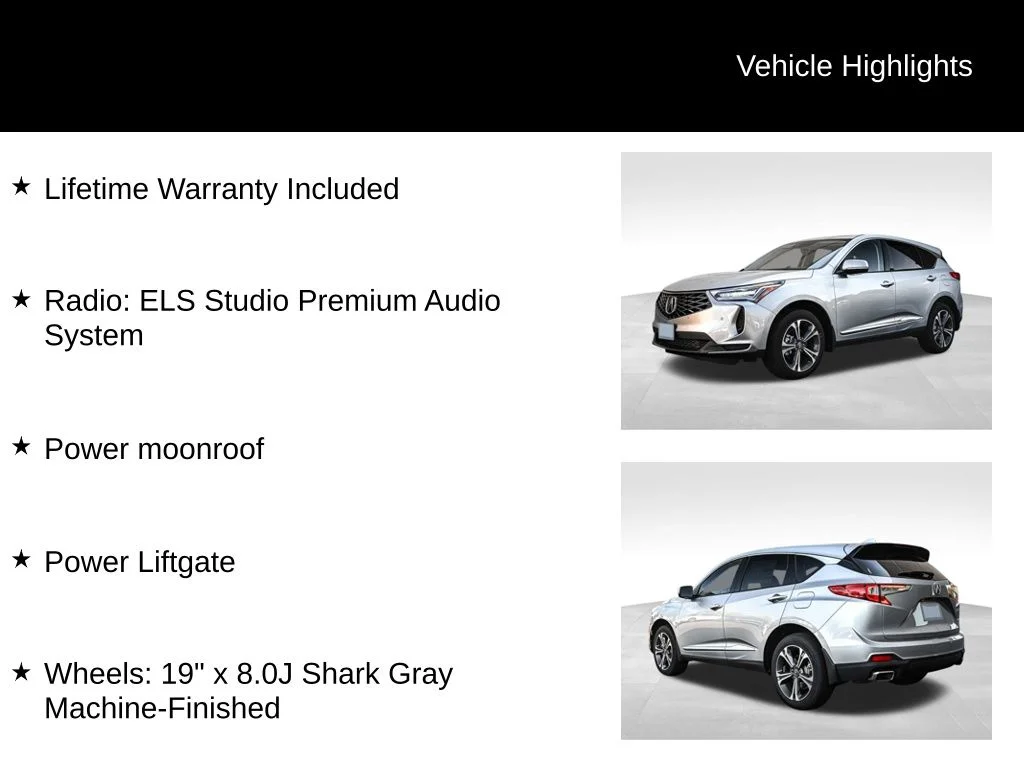 New 2026 Solar Silver Metallic Acura Technology Package image 5