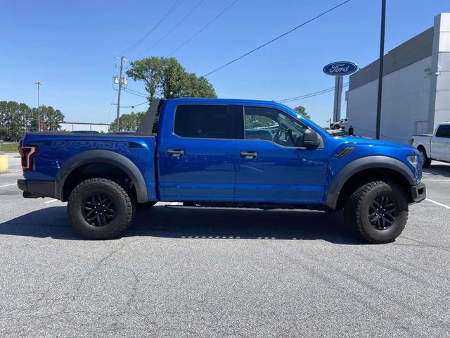 Used 2017 Lightning Blue Ford Raptor image 2