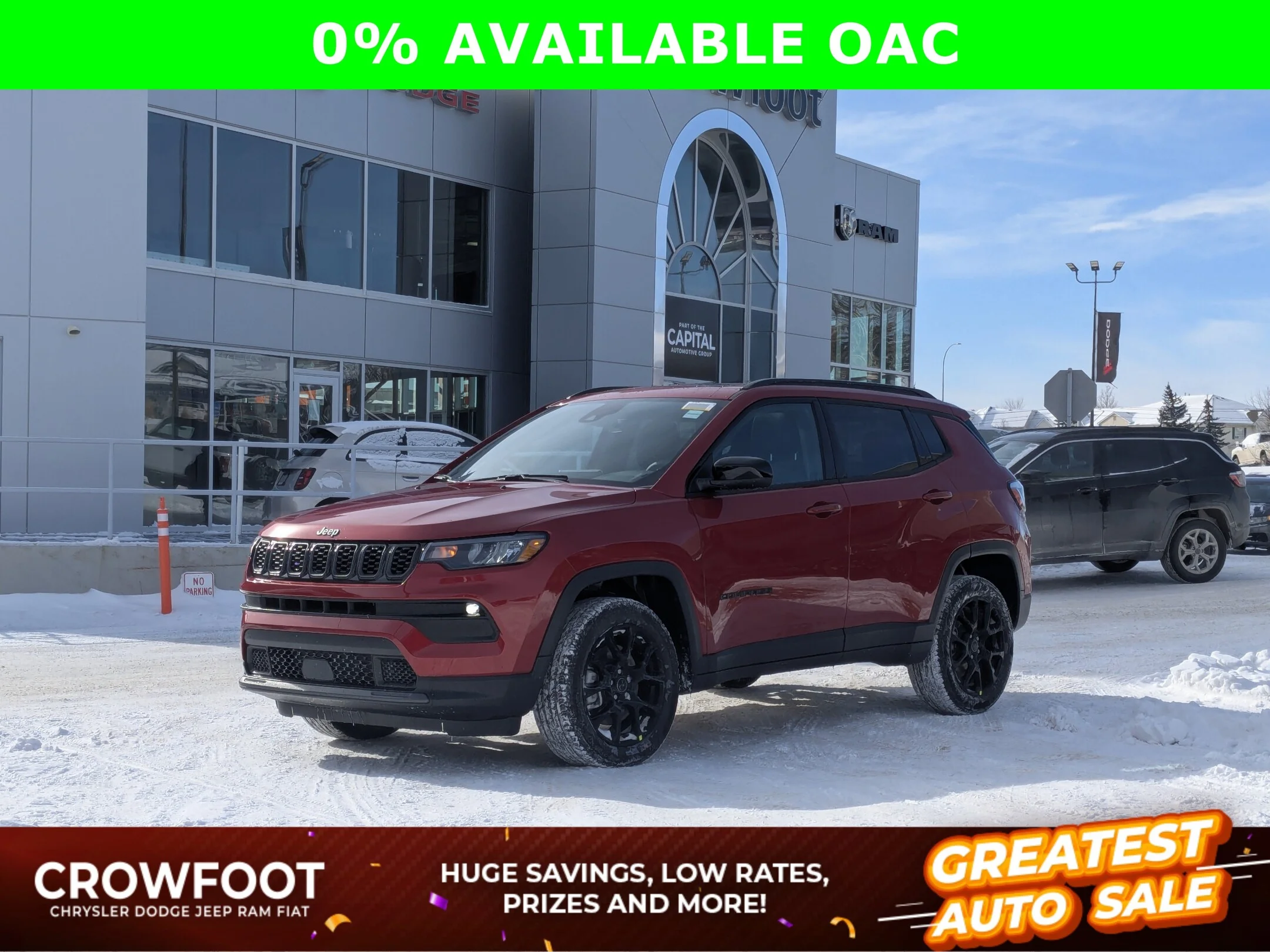 New 2026 Red Jeep North - - 4x4 - Altitude Special Edition 18 Inch Black Wheels & More! image 1
