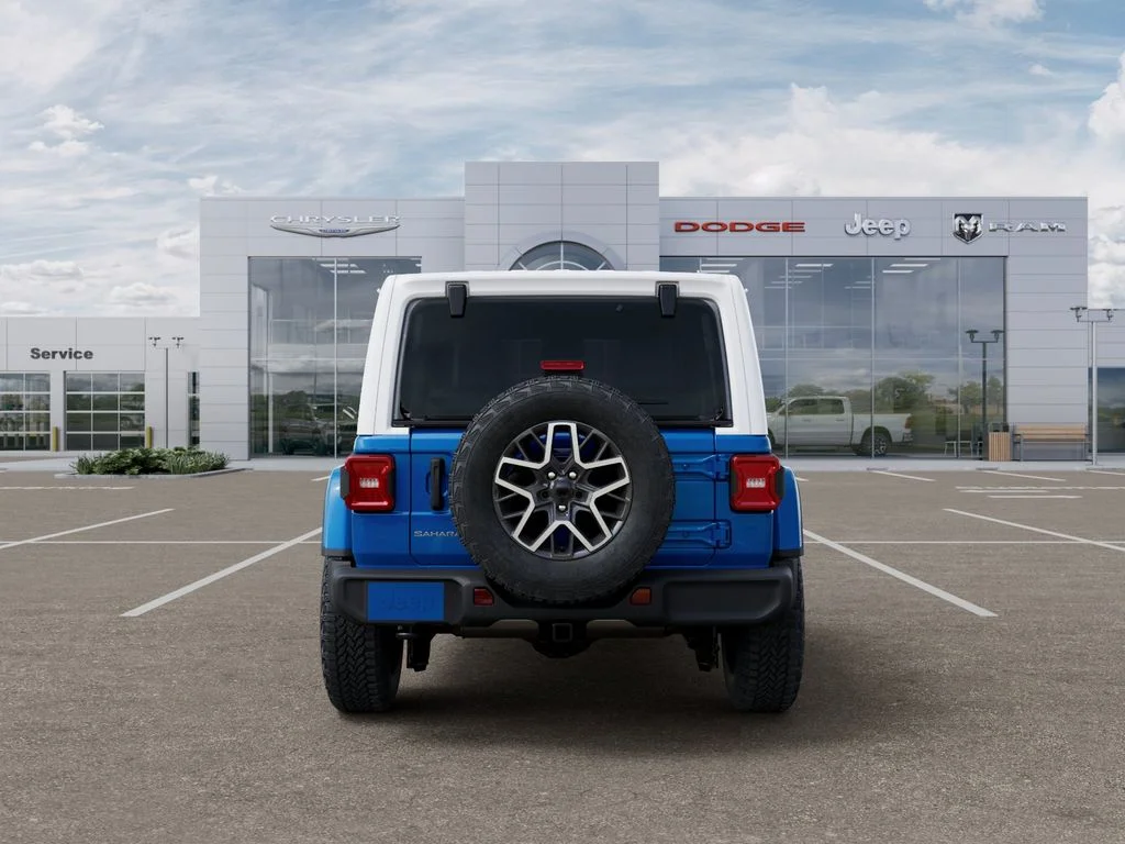 New 2026 Hydro Blue Pearl-Coat Exterior Paint Jeep Sahara image 8