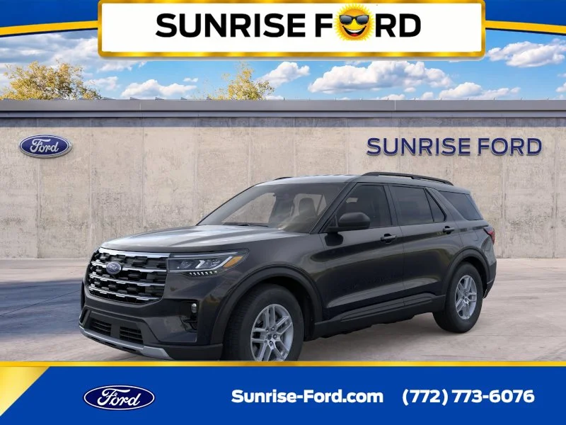 New 2026 Agate Black Metallic Ford Active image 1
