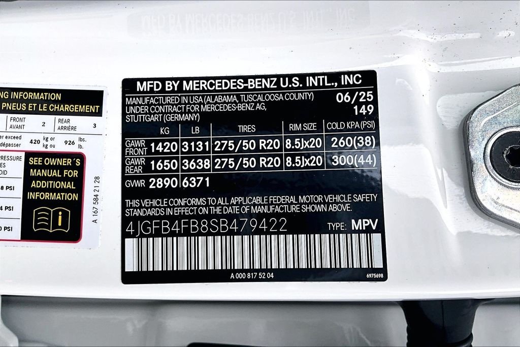 Certified Used 2025 White Mercedes-Benz GLE 350 image 35