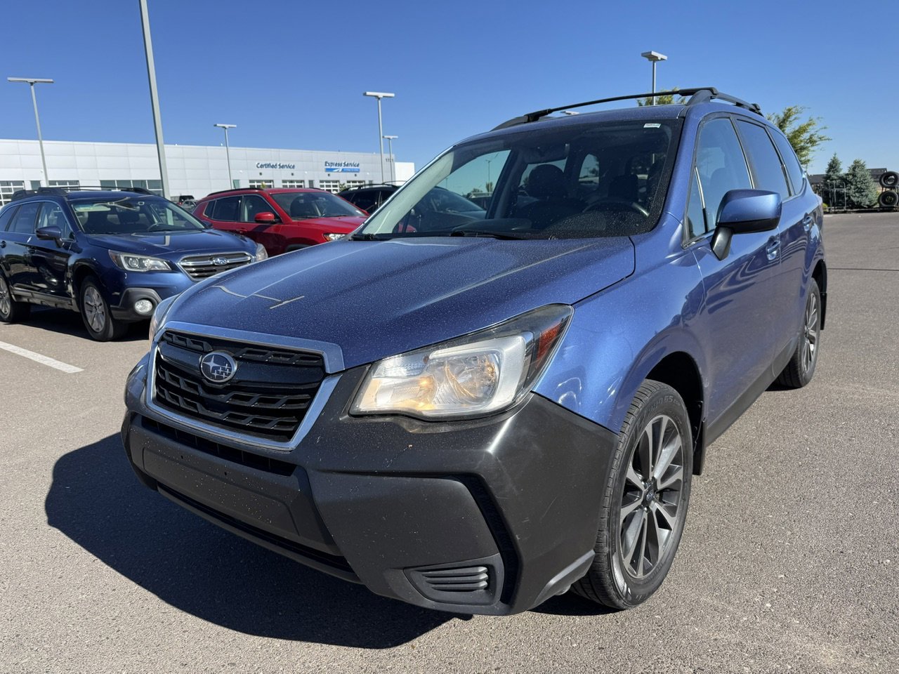 Used 2018 Quartz Blue Pearl Subaru Premium image 2