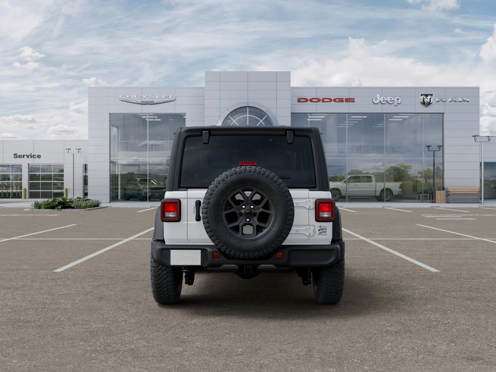 New 2026 Bright White Clear-Coat Exterior Paint Jeep Willys image 35