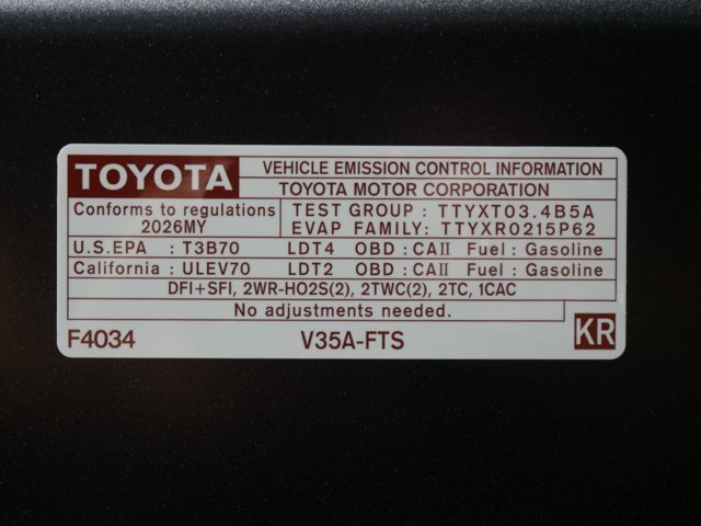 New 2026 Magnetic Gray Metallic Toyota SR5 image 30