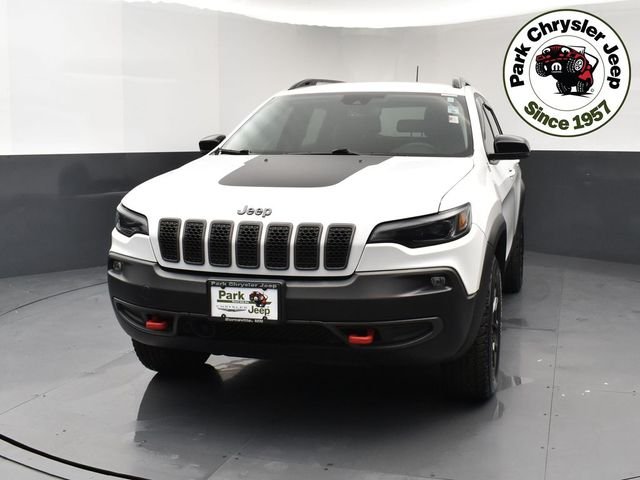 Used 2022 Jeep Cherokee Trailhawk with VIN 1C4PJMBX7ND510696 for sale in Burnsville, Minnesota