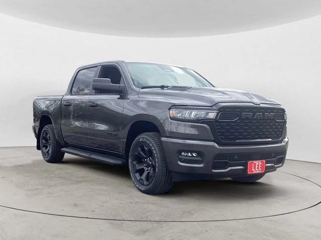 New 2026 Granite Crystal Metallic Clearcoat Ram EXPRESS CREW CAB 4X4 5