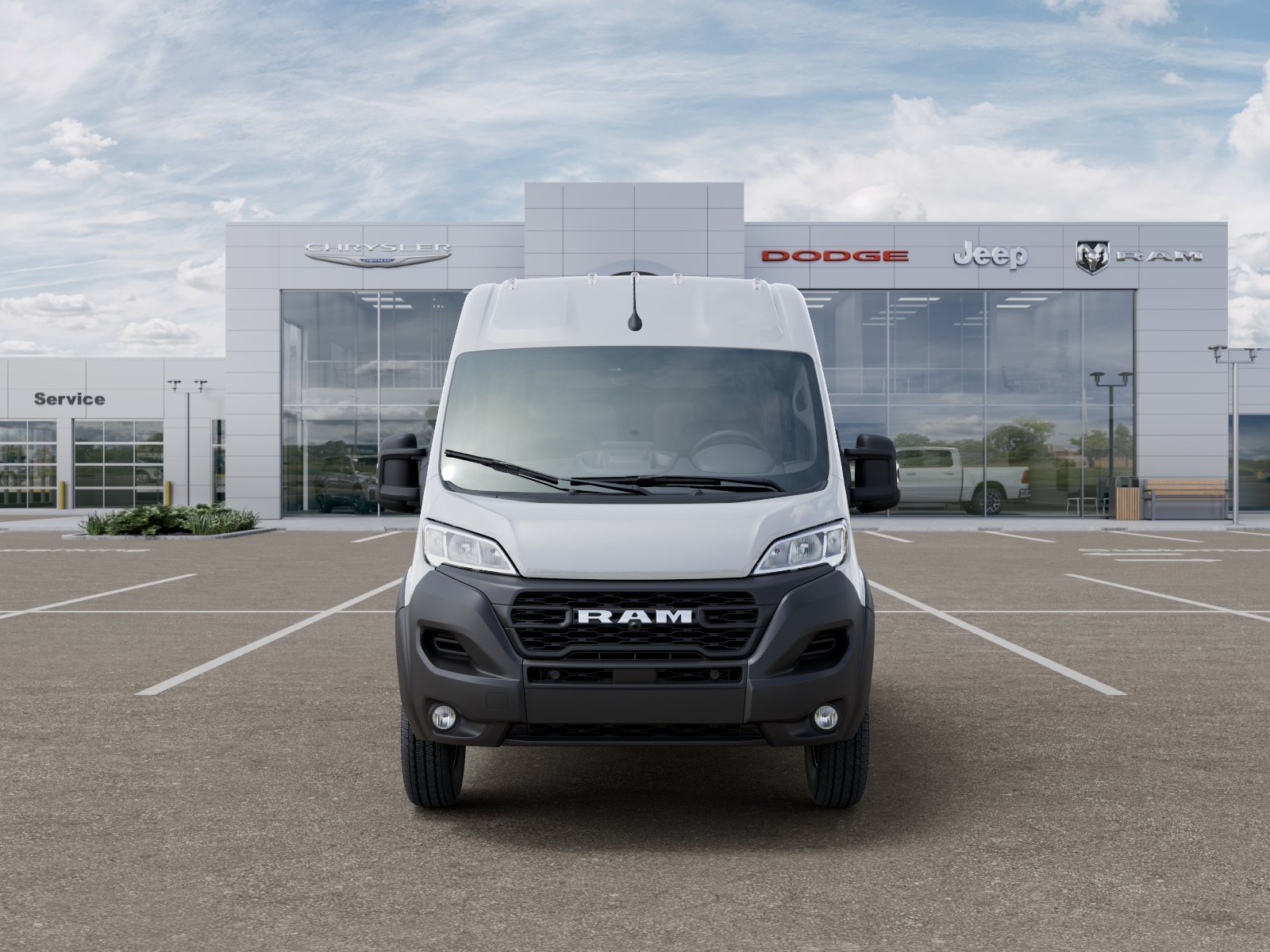 New 2026 Bright White Clear-Coat Exterior Paint RAM High Roof image 36