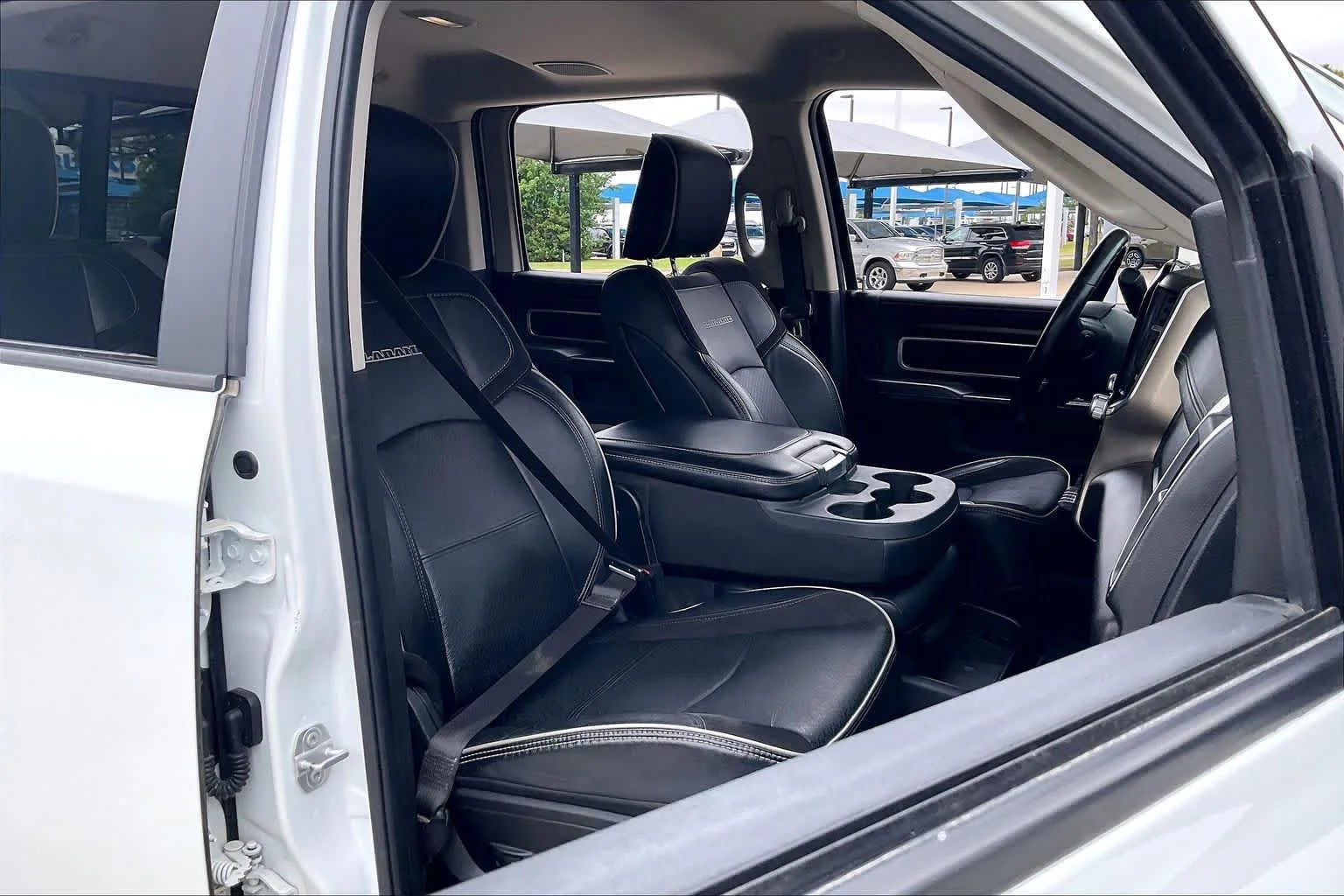 Used 2024 Bright White Clearcoat Ram Laramie image 9
