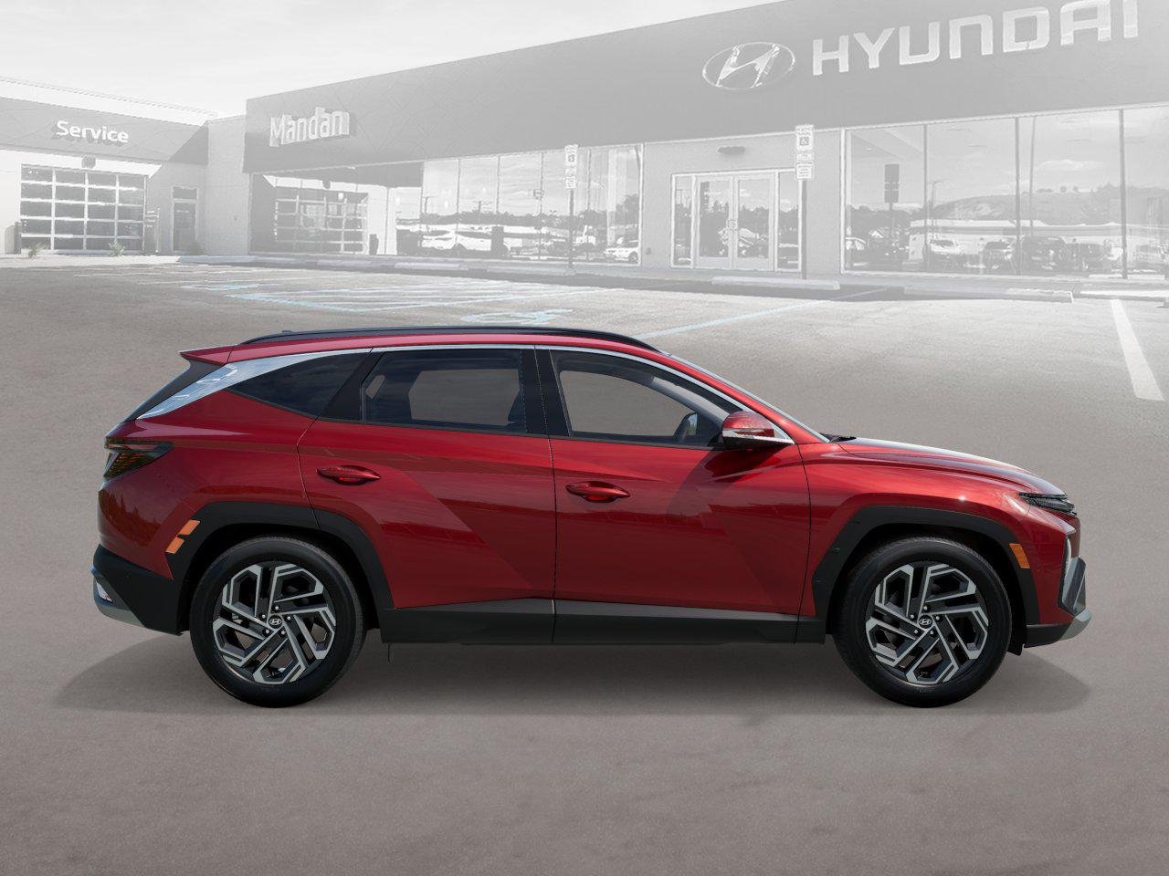 New 2026 Red Hyundai Limited AWD image 7