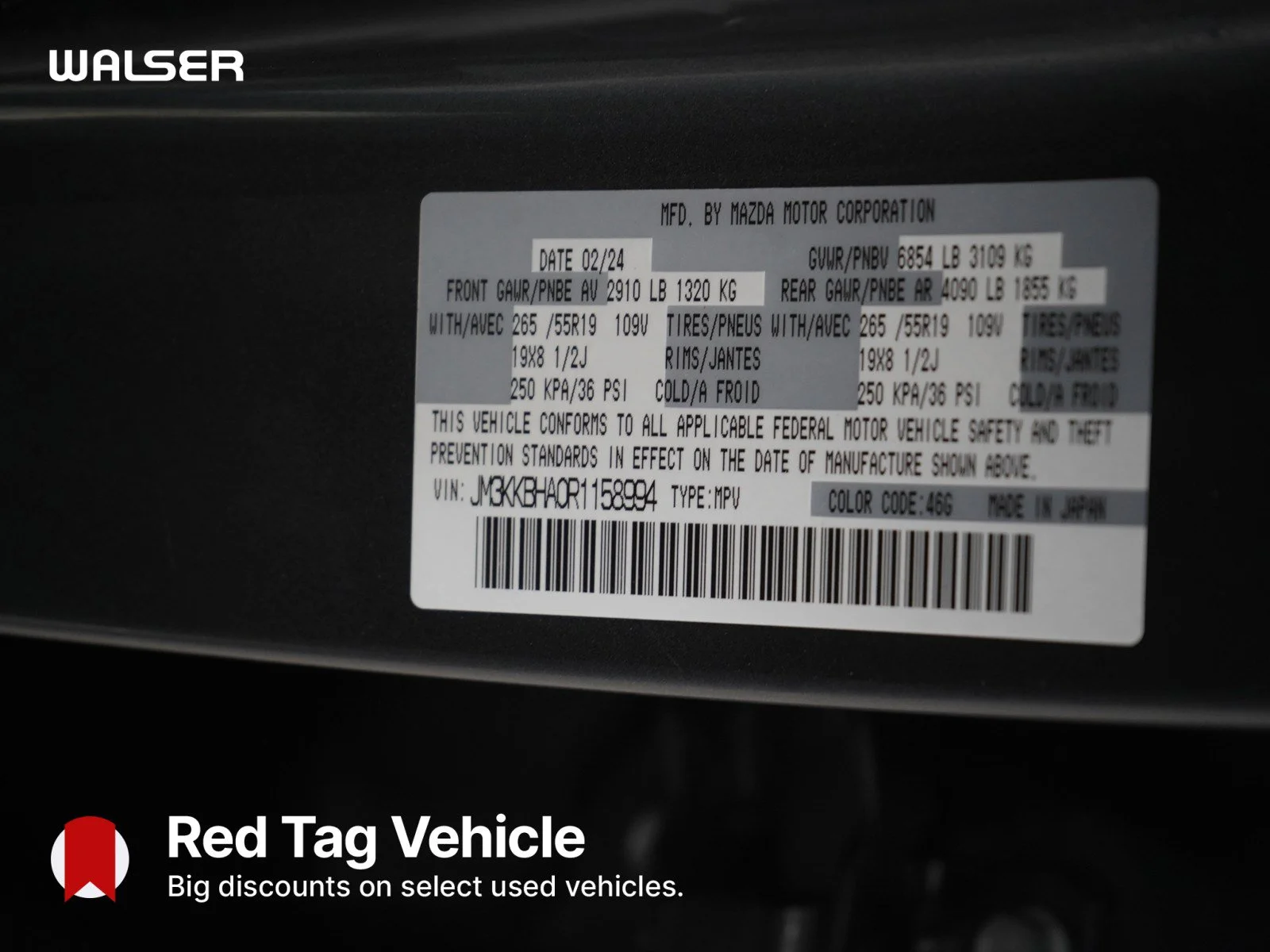 Used 2024 Machine Gray Metallic Mazda Preferred image 32