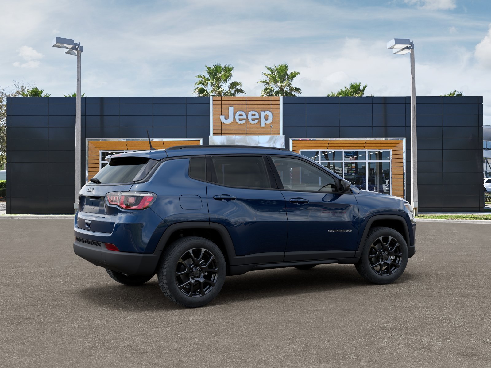 New 2026 Fathom Blue Pearl Coat Jeep Latitude Altitude image 4