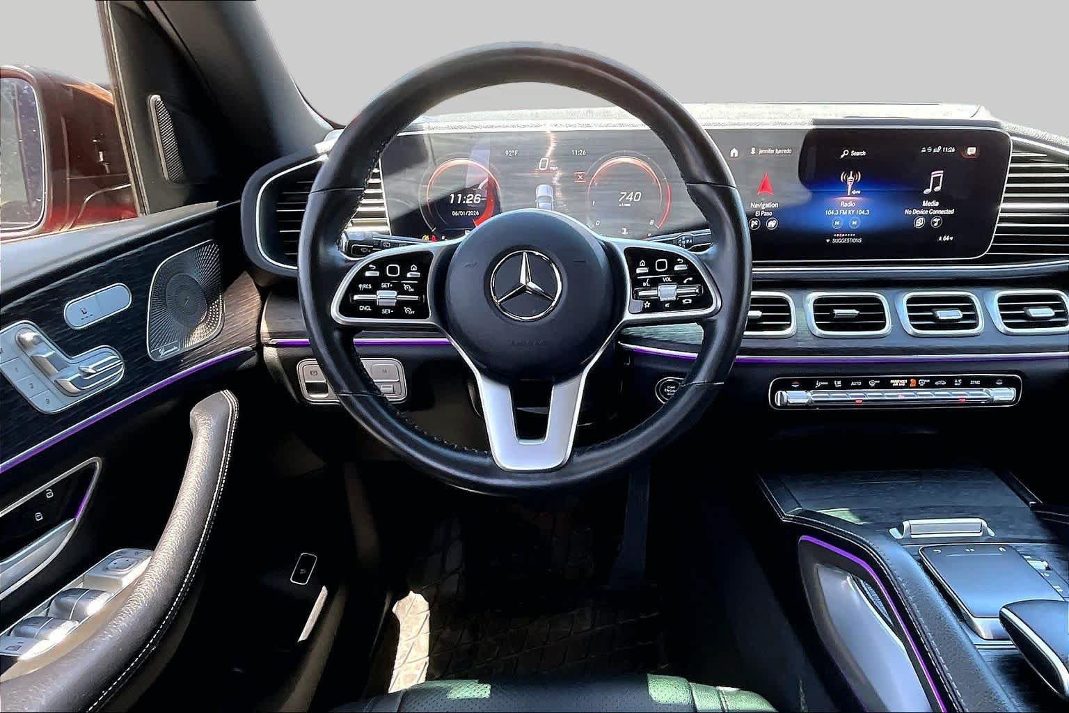 Used 2022 MANUFAKTUR Cardinal Red Metallic Mercedes-Benz GLE 350 image 5