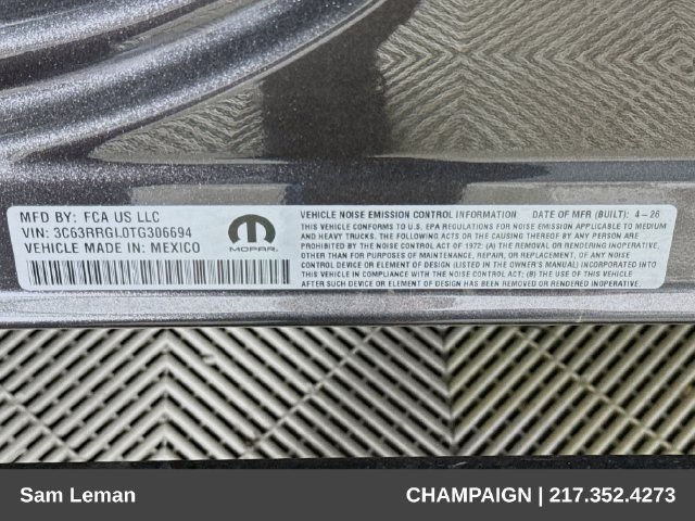 New 2026 Granite Crystal Metallic Clear-Coat Exterior Paint RAM Tradesman image 30
