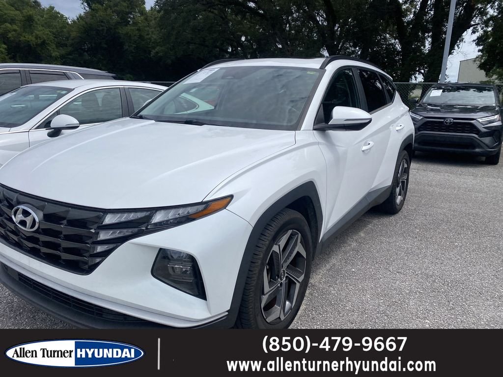 Used 2022 Quartz White Hyundai SEL image 1