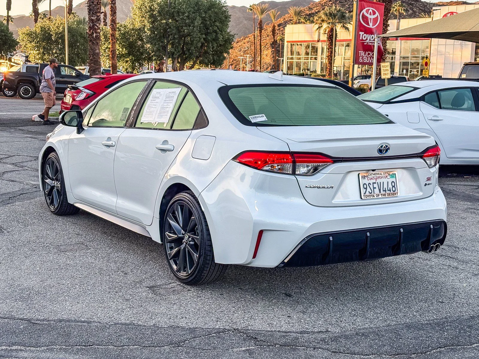 Certified Used 2025 Wind Chill Pearl Toyota Hybrid LE image 4