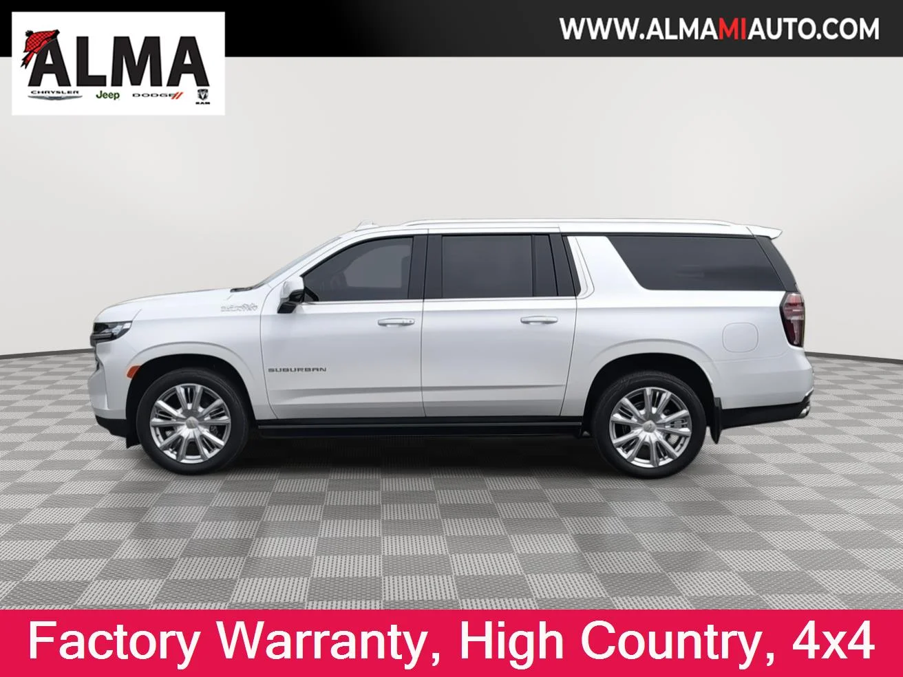 Used 2023 Iridescent Pearl Tricoat Chevrolet High Country image 1
