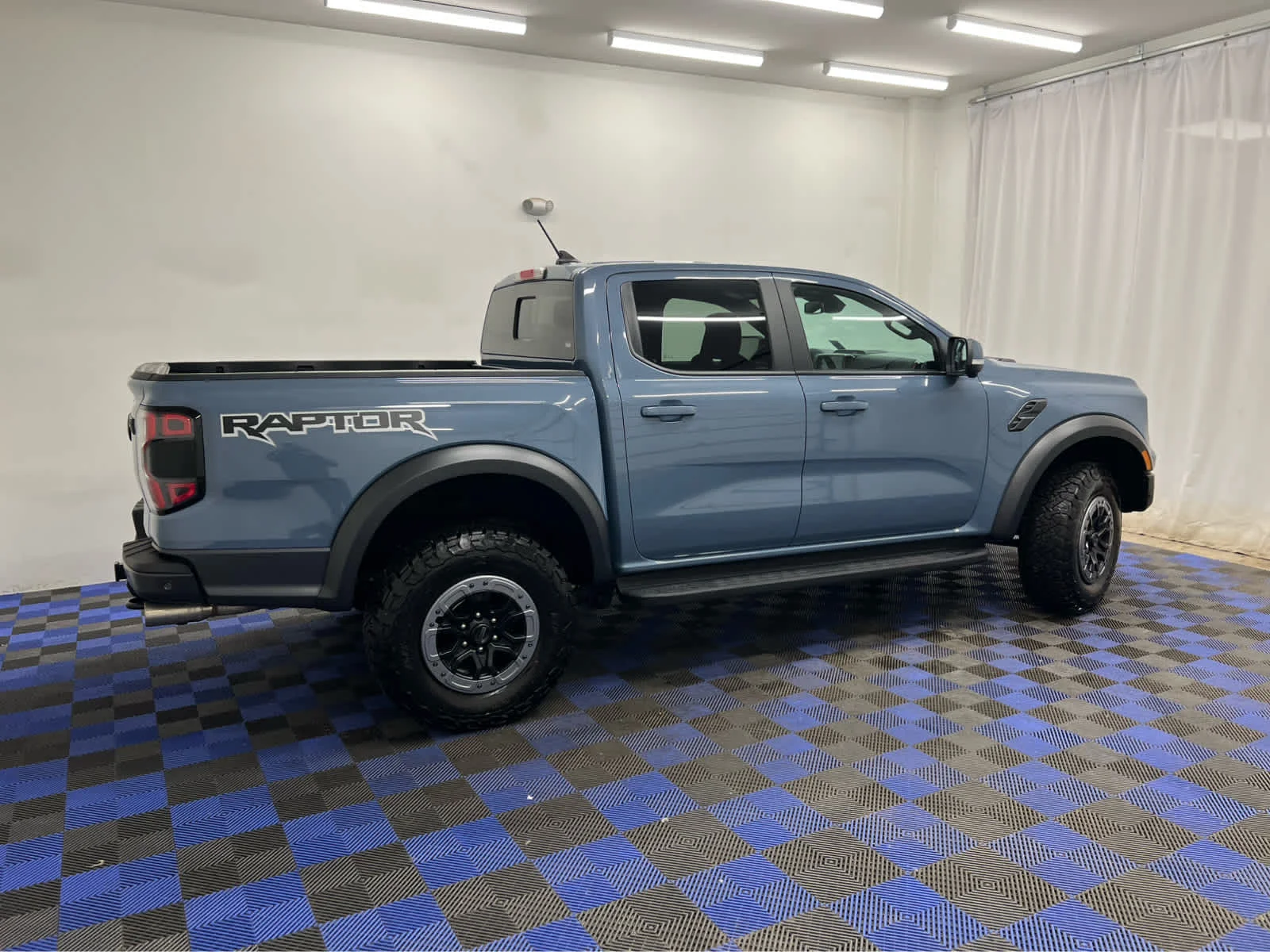 Used 2024 Azure Gray Metallic Tri-Coat Ford Raptor image 12