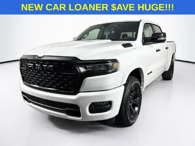 New 2026 Bright White Clear-Coat Exterior Paint RAM BIG HORN image 3