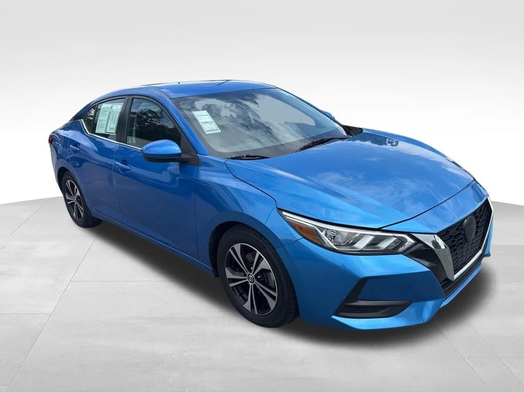 Used 2022 Blue Nissan SV image 8