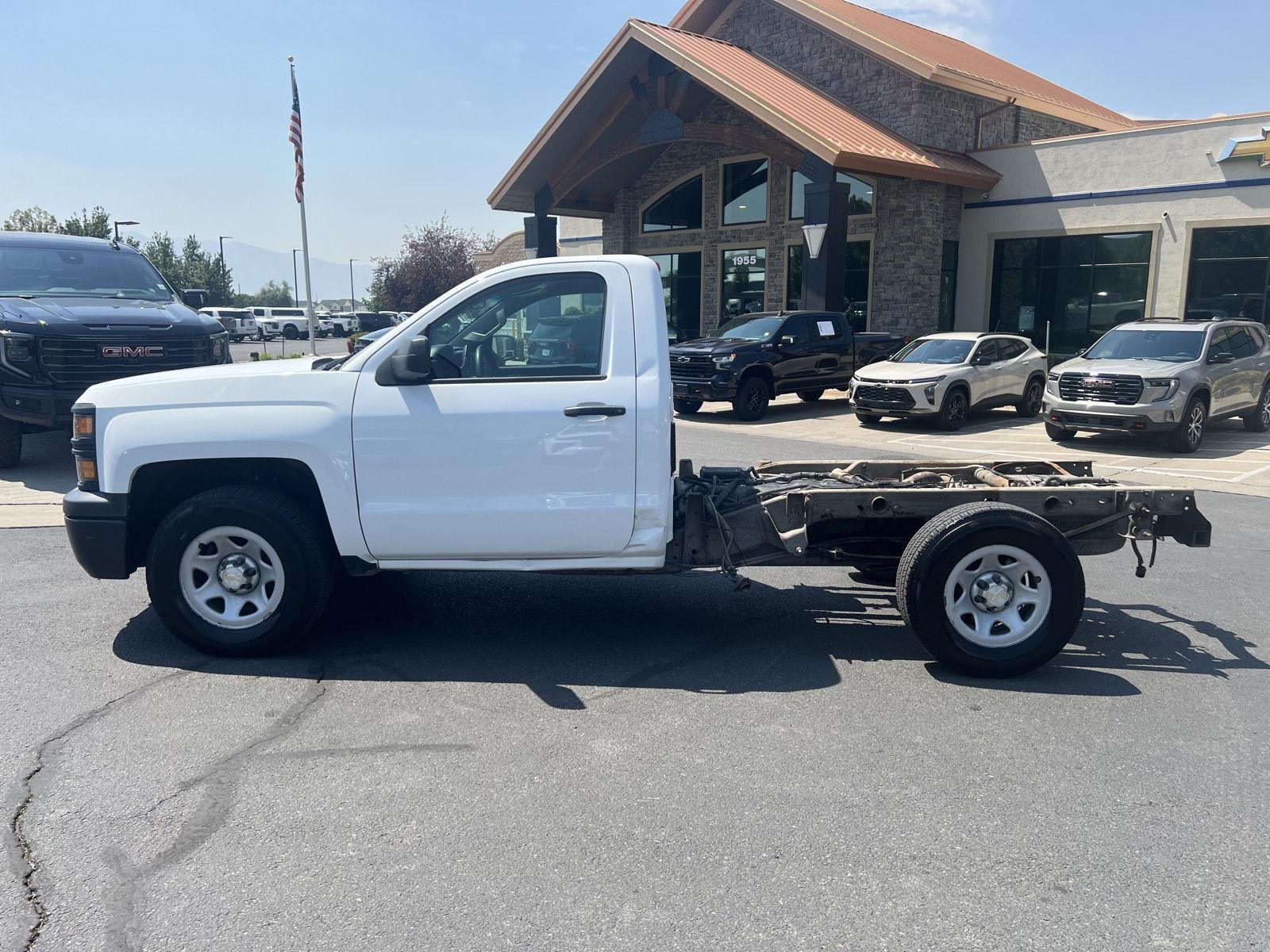 Used 2014 Chevrolet Silverado 1500 Work Truck 1WT with VIN 1GCNKPEH2EZ281972 for sale in Logan, UT