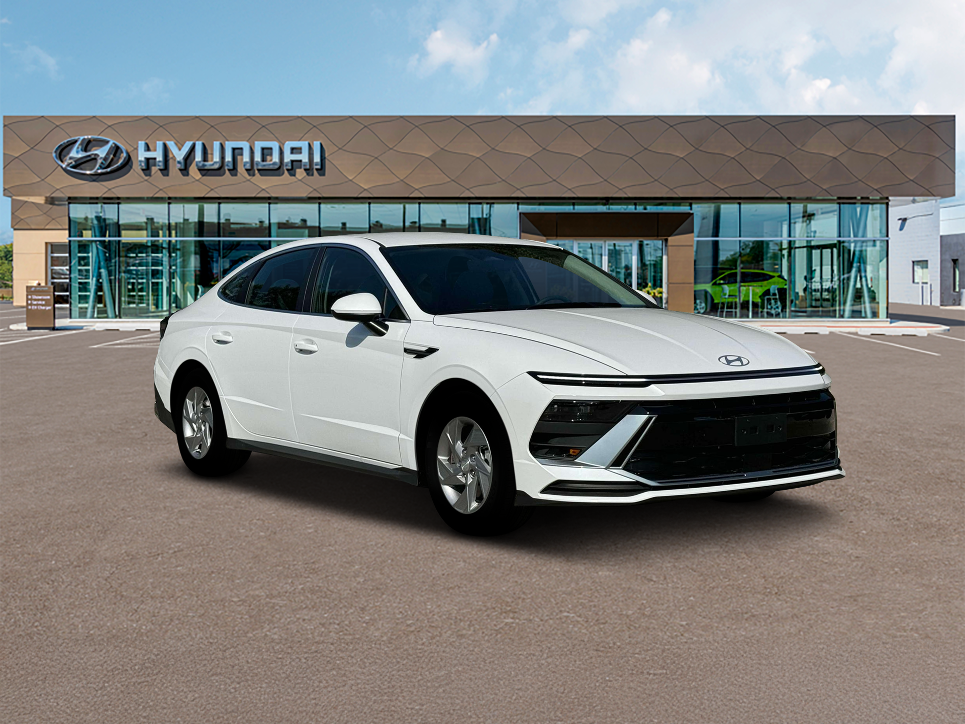 New 2025 White Hyundai SE image 11