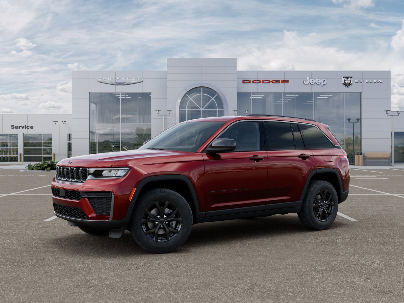 New 2026 Velvet Red Pearl-Coat Exterior Paint Jeep Altitude image 2