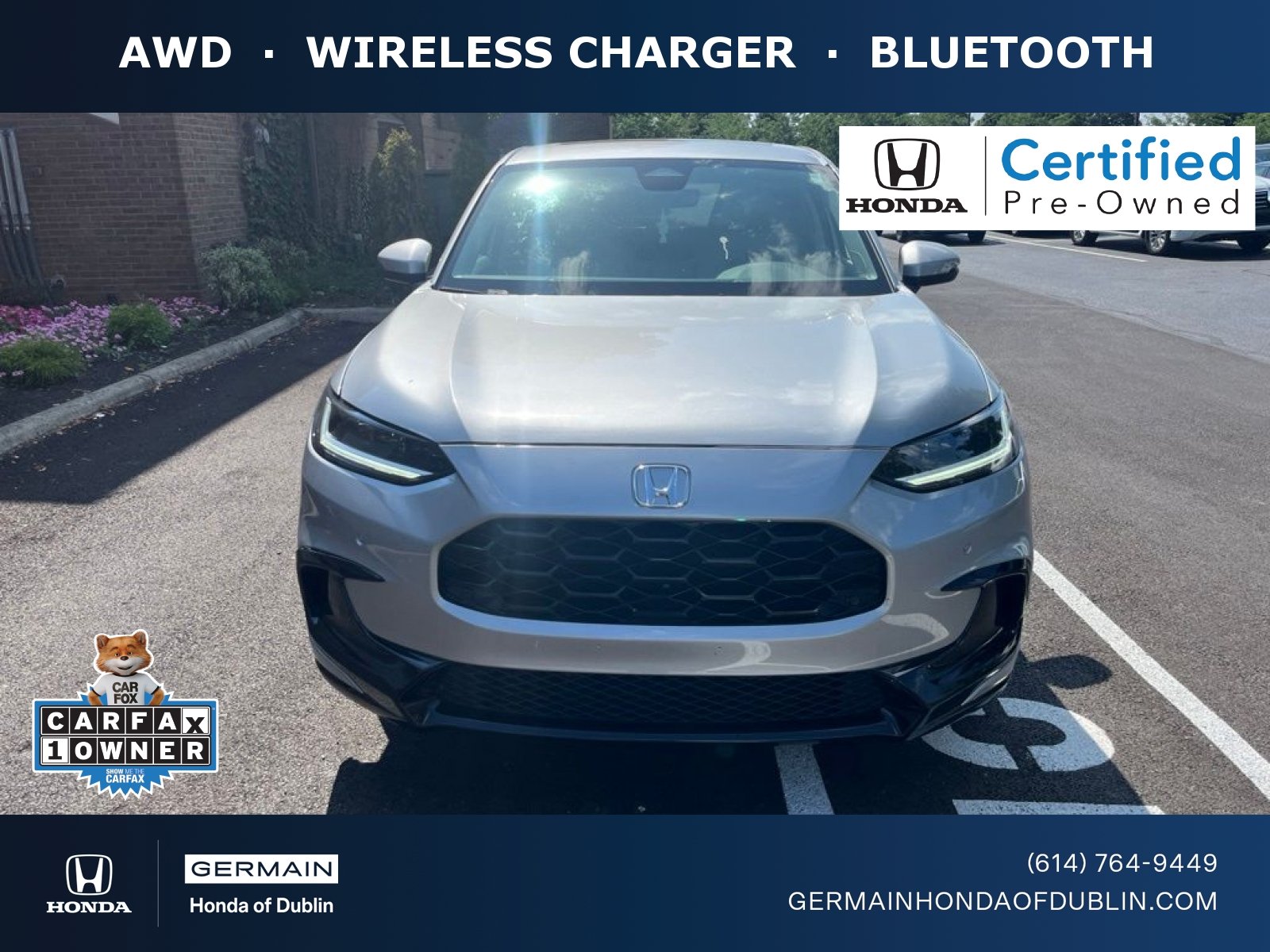 Certified Used 2025 Lunar Silver Metallic Honda EX-L image 1