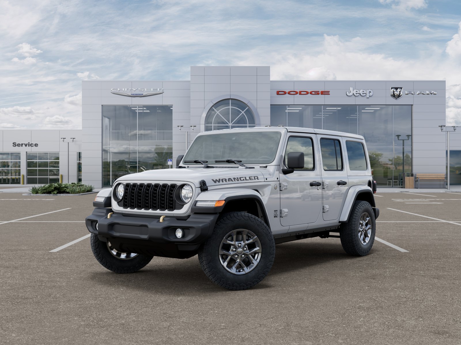 New 2026 Bright White Clear-Coat Exterior Paint Jeep 85th Anniversary image 36